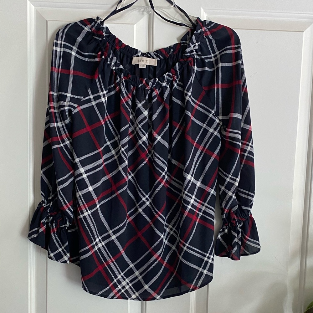 Loft off the shoulder top